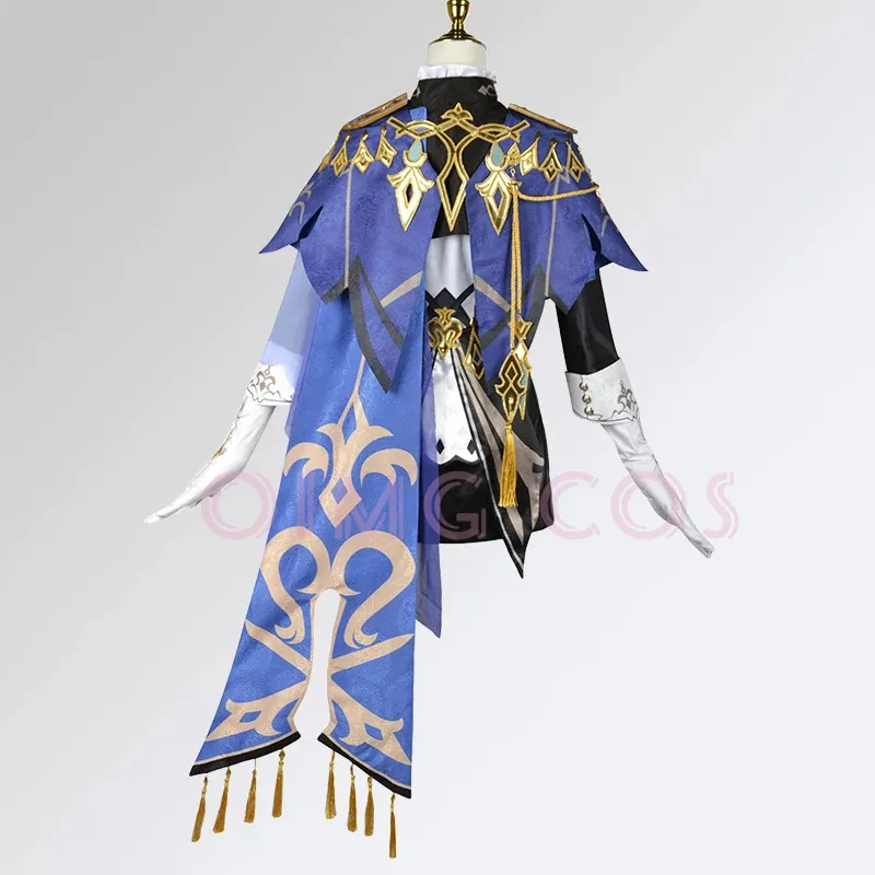 

DY20Genshin Impact Clorinde Cosplay Costume Uniform Anime Chinese Style Halloween Costumes For Women Game25