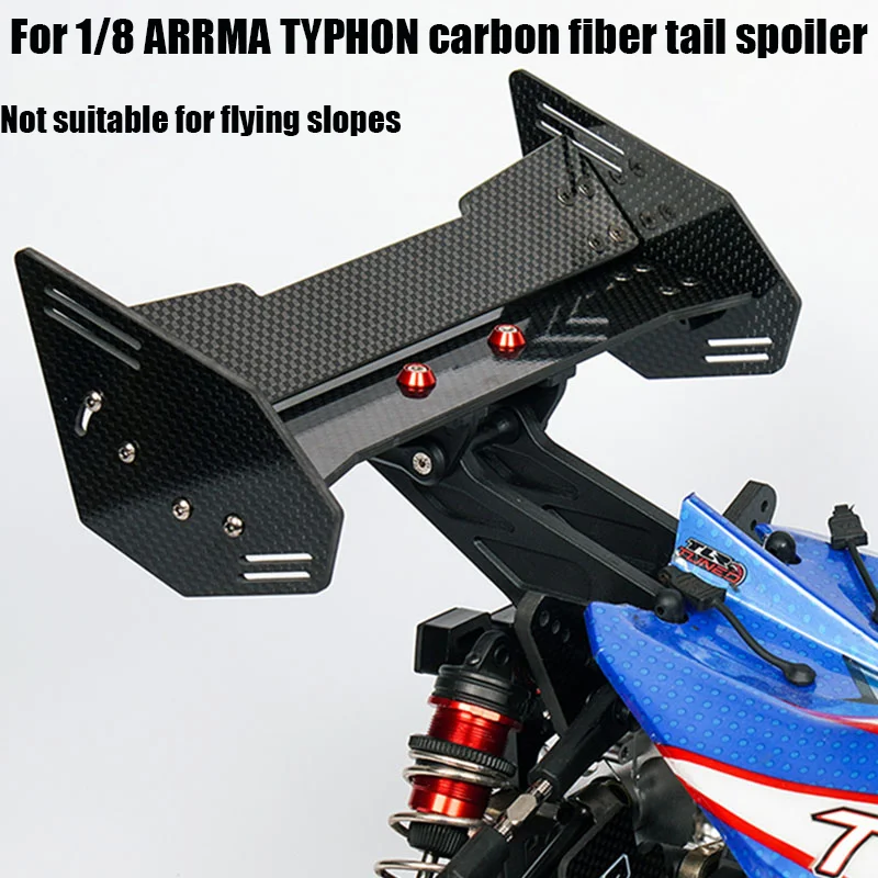 

1 шт. карбоновое заднее крыло для радиоуправляемой модели 1/8 ARRMA TYPHON RC Truck RC Car