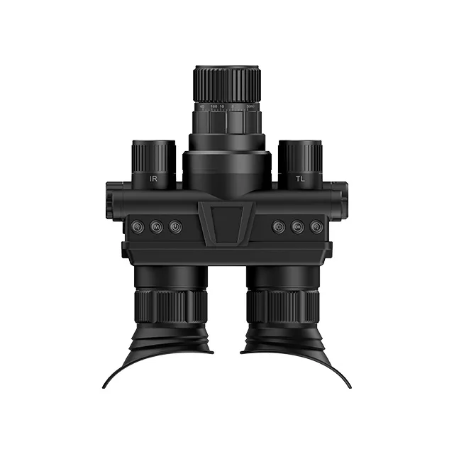 All black telescope outdoor bird watching day and night high definition low light full color helmet infrared night vision