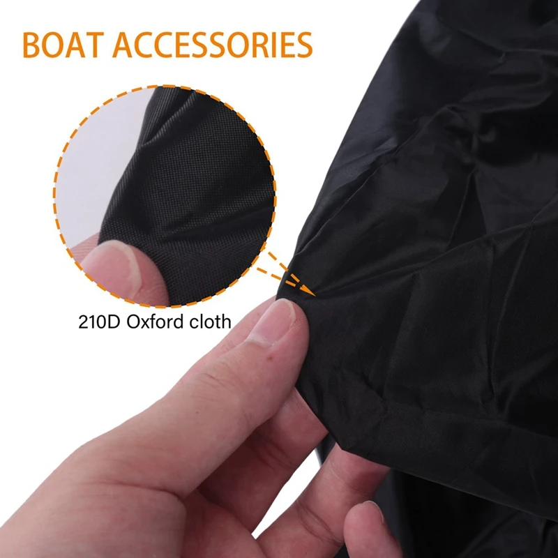 2PCS 46X40X45 Inch Boat Cover Yacht Boat Center Console Cover Mat Waterproof Anti-Uv Keep Dry Boat Accessories