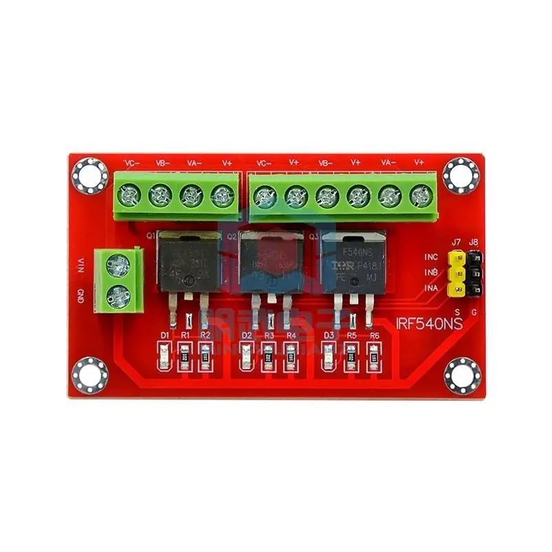 Bloque de construcción electrónico 3 MOSFET módulo de accionamiento fet IRF540 de alta corriente para Arduino