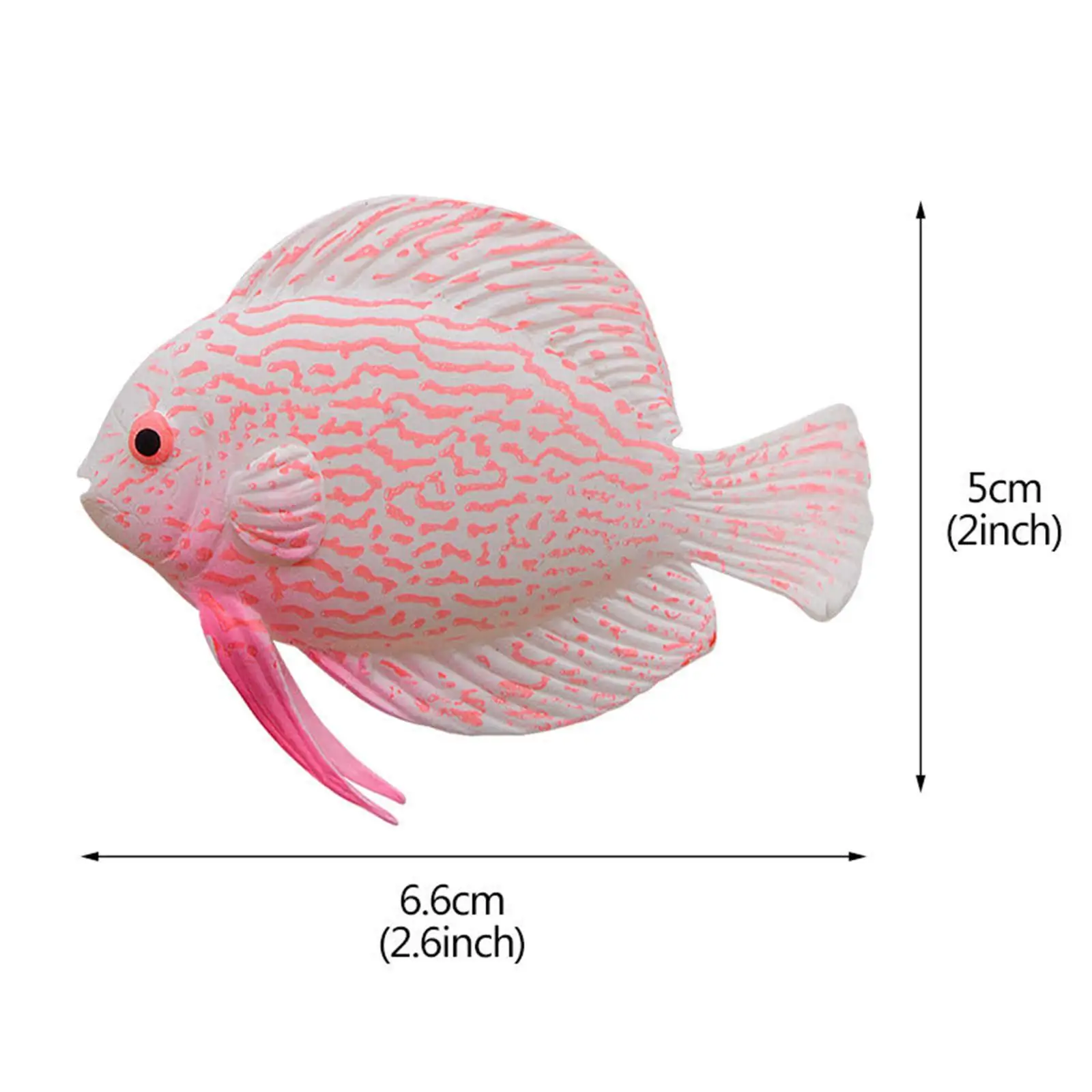 Peces artificiales de silicona para acuarios y peceras - imagen 3
