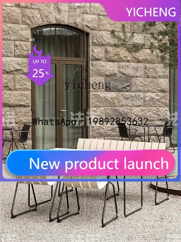 

Outdoor Aluminum Alloy Table and Chair Combination Outdoor Courtyard Leisure Table Outdoor Garden Balcony Small Tea Table