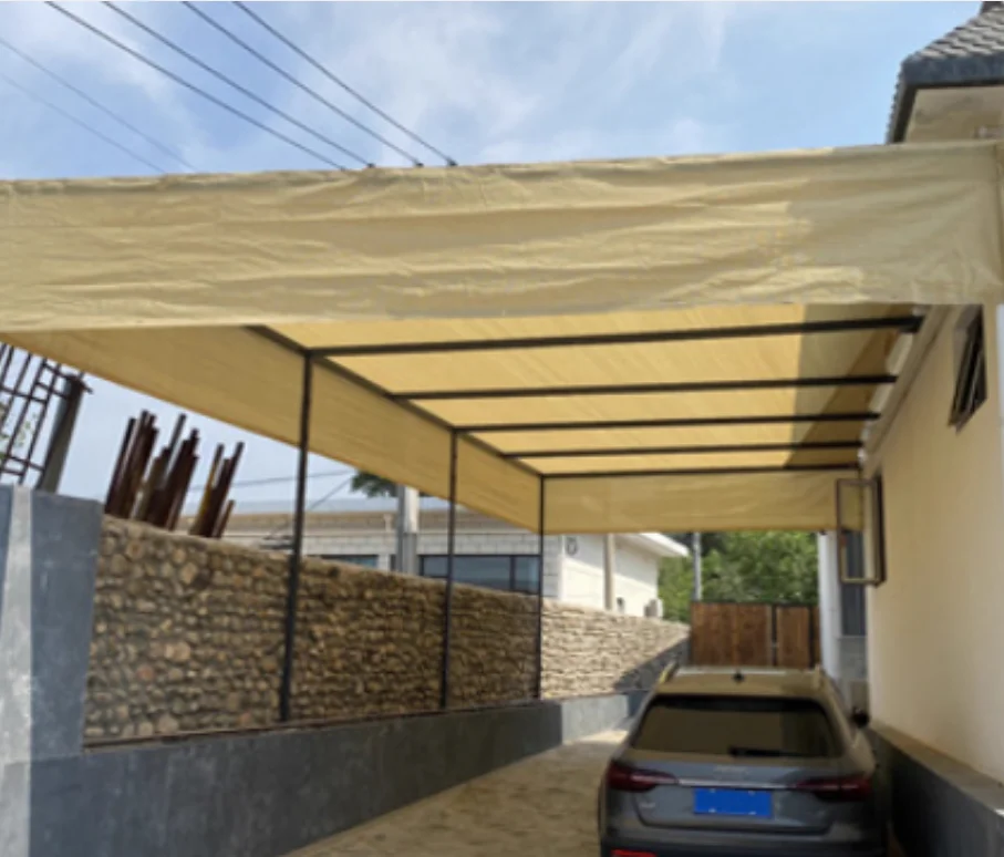 Factory Direct Beige Sun Shade Mesh Outdoor UV Block Heat Insulation For Balcony Patio