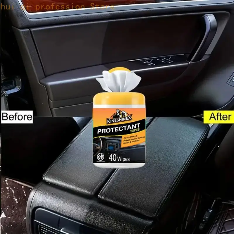 Auto-Innenraumtücher für die schnelle tägliche Reinigung, Armaturenbrett- und Verkleidungsschutzpflege für Gummi- und – Detail 3
