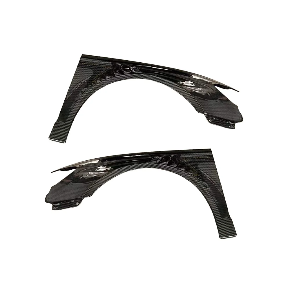 

A Pair Dry Carbon Fiber Fenders for A3 S3 2017-2019 Front Side Skirts Leaf Plate Car Auto Body Parts