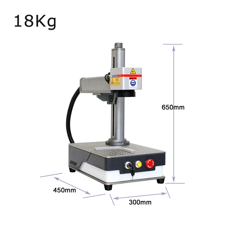 20w 30w 50w Pen Name Portable Fiber Laser Marking Engraving Printing Machine Small Business Printer Cutter for Stainless Steel