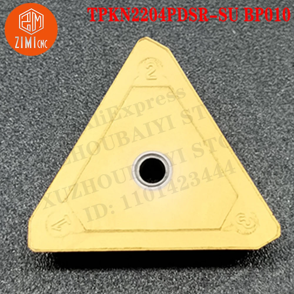 TPKN2204PDSR-SU BP010 CNC tool Insert Tools Carbide Insert Blade Cutter Lathe Metal mechanical Indexable External Turning Tools