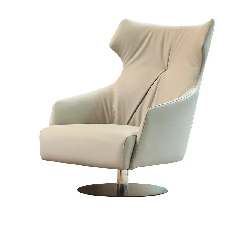 

Light Luxury Rotating Single Leisure Couch Nordic Living Room Balcony Designer Modern Minimalist Rotating Tiger Chair furnit