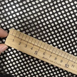5mm Solid Black Color Net Fabric Multifunction Honeycomb Mesh Fabric For Sewing Car Cushion Knit Lining Apparel Cloth