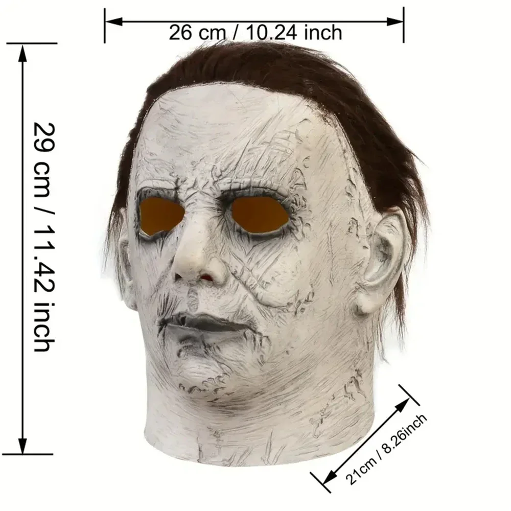 Máscara de Michael Myers 2026, Máscara de Látex para Halloween, Navidad, Cosplay, Disfraces y Fiestas