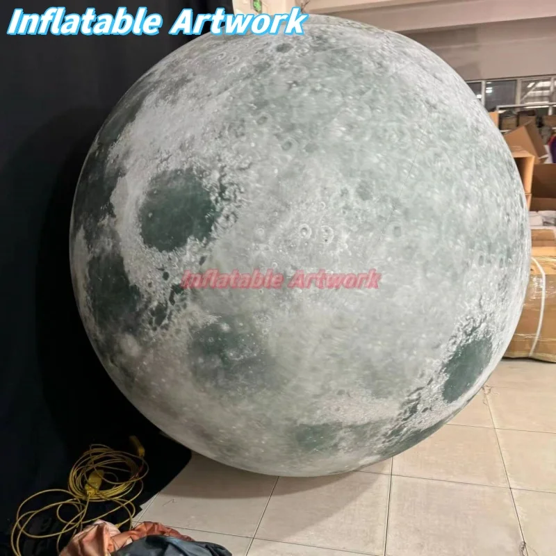 Customized Outdoor Indoor Giant Inflatable Moon Ball for Corporate Party Display Toys