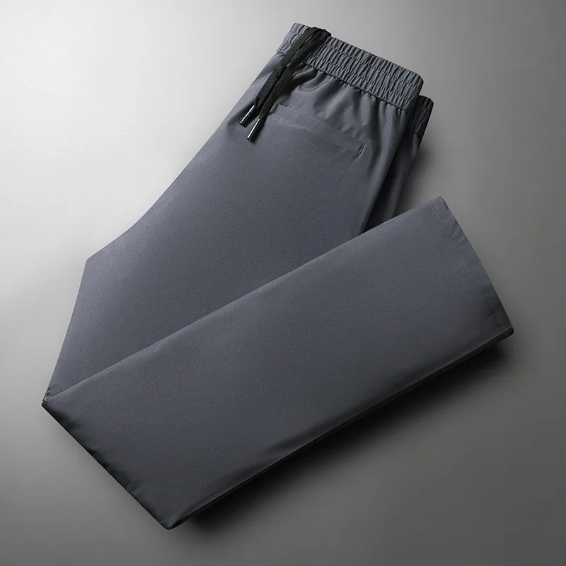 Winter new style white Duck trousers Men's High Quality Fashion Trendy Comfortable Versatile Casual Warm Thickened Down Pants