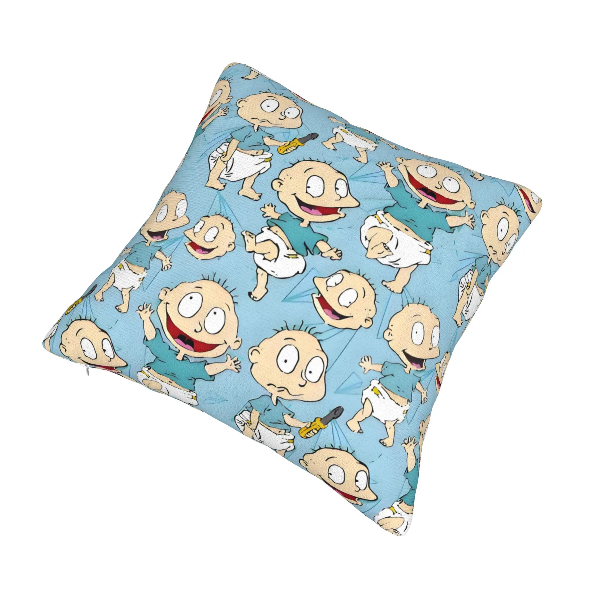 R-Rugrats T-Tommy P-Pickles Pillow Case Decor Home Animation Nordic Cushion Cover Square Pillowcase