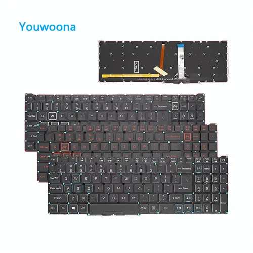 ACER Nitro 5 용 오리지널 노트북 키보드, AN515-46 AN515-57, AN515-58 AN515-58-51R3, 52SM, 76RW, AN515-45, N20C1, AN515-56, 신제품 