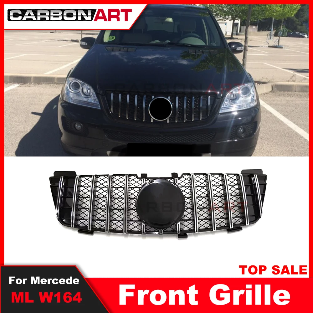 2005-2008-year ML Class Front Bumper Grille For merced ML Class W164 Panamerica Grid W164 GT Grid