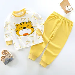 Spring Autumn Children's Clothing Sets Cartoon Sleepwear Clothes Kids Pajamas Set Baby Girls Cotton Pyjamas