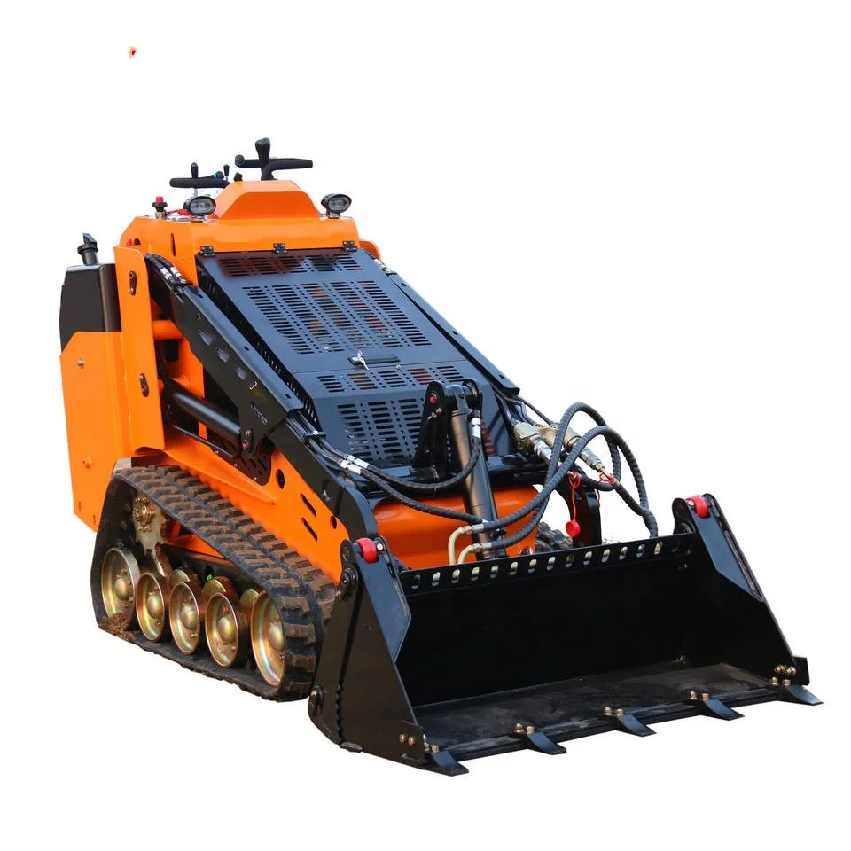 

Multifunction Attachment Hydraulic Front Loader Small Mini Skid Steer Loader With Kubota EPA Engine for Construction and Farm