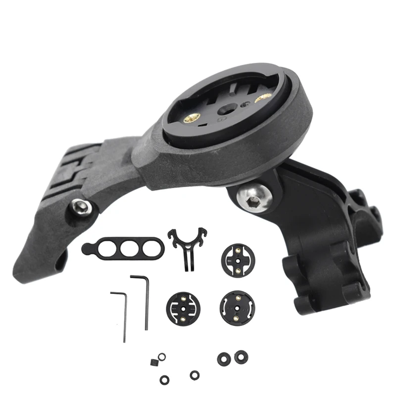 Imagem -02 - Bike Handlebar Stem Holder Computer Mount Suporte para Garmin Bryton Wahoo Giant Câmera de Luz Montagens de Bicicleta