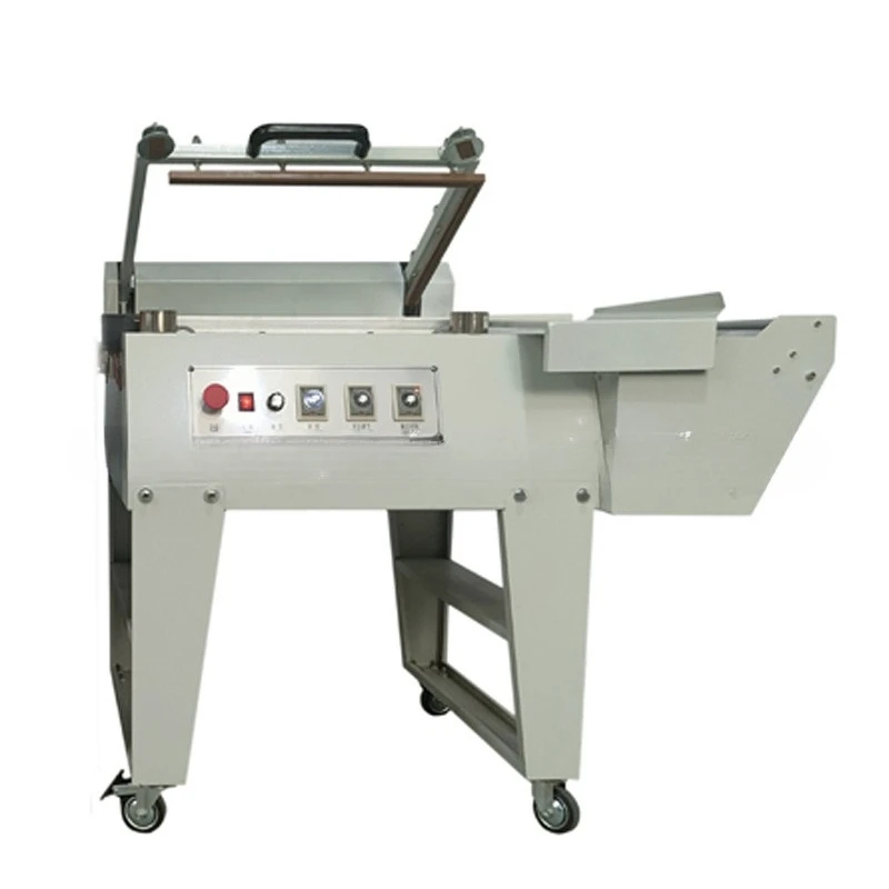 

L-type sealing, cutting and shrinking machine, film covering machine, shrink packaging machine