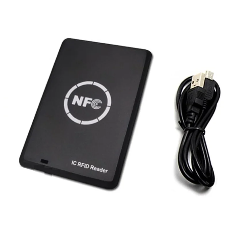 Duplikator NFC pembaca kartu pintar, pembaca kartu RFID IC RFID, penulis pembaca kartu cerdas 13.56MHz, pemrogram terenkripsi