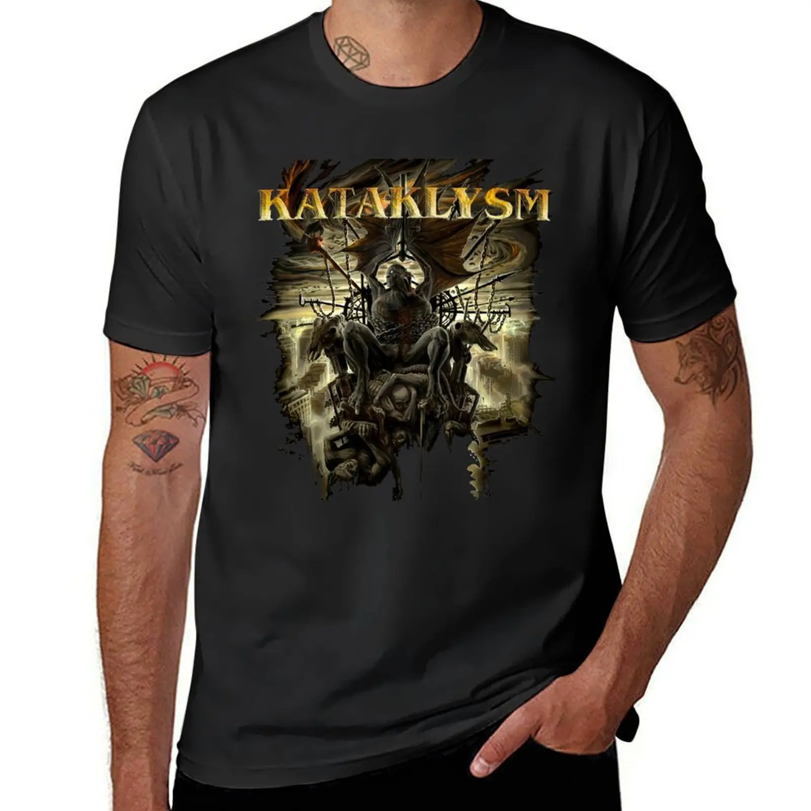 Kataklysm Prevail T-Shirt anime plain mens big and tall t shirts