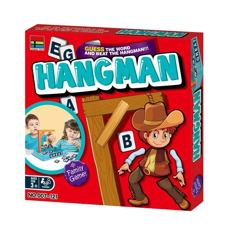 لعبة Hangman Board Game The Game of Hanging Two-player تخمين الكلمة ألعاب السفر تجمع الأسرة ألعاب تفاعلية بين الوالدين والطفل