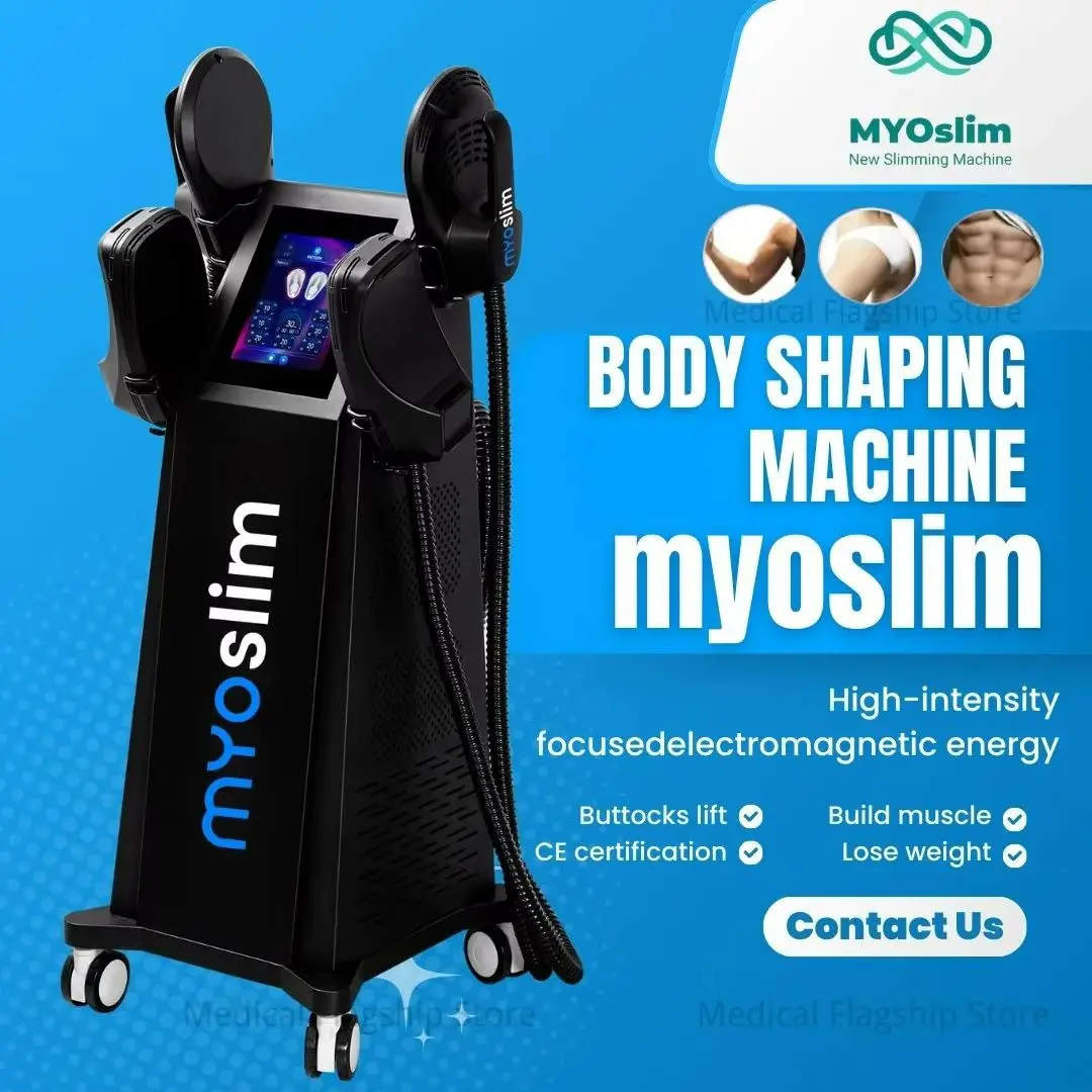 MYOslim 6500W Muscle Stimulator RF Body Sculpting NEW Portable Machine Slimming Weight Lose Electromagnetic