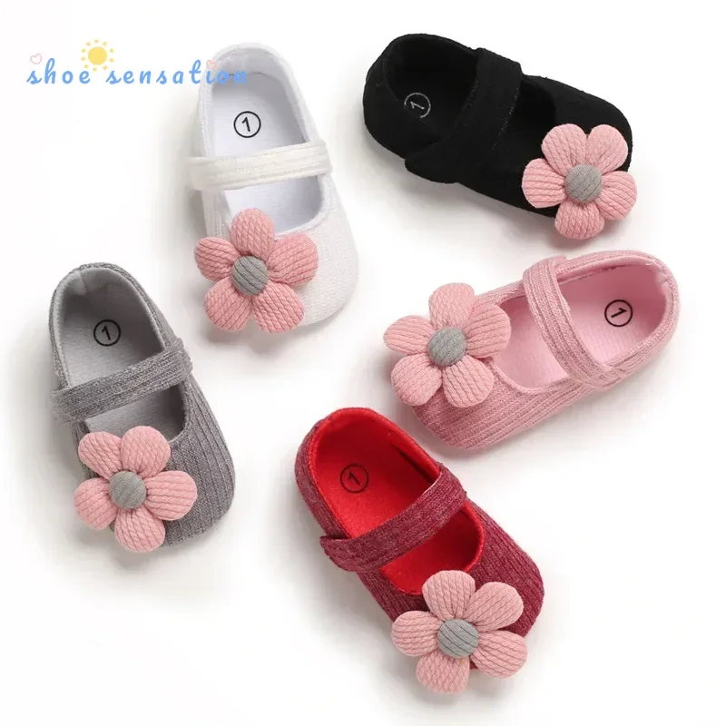 

Meckior New Baby Girls Shoes Flower Bow Tie Princess Shoes Non-Slip Toddler First Walker Newborn Infants Girl Shoes Comfortable