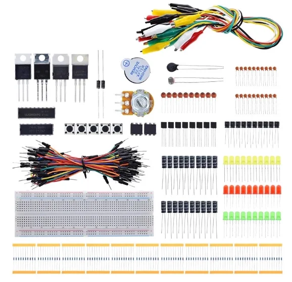 

Crocodile Clip Set - Beginner DIY Electronic Components Basic Kit - Suitable for UNO R3 Component Development