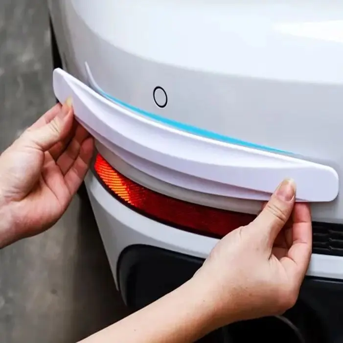 2pcs Car Bumper Protector Strip Guard Corner Protection Strips Scratch Protector Crash Anti Collision Auto Accessories