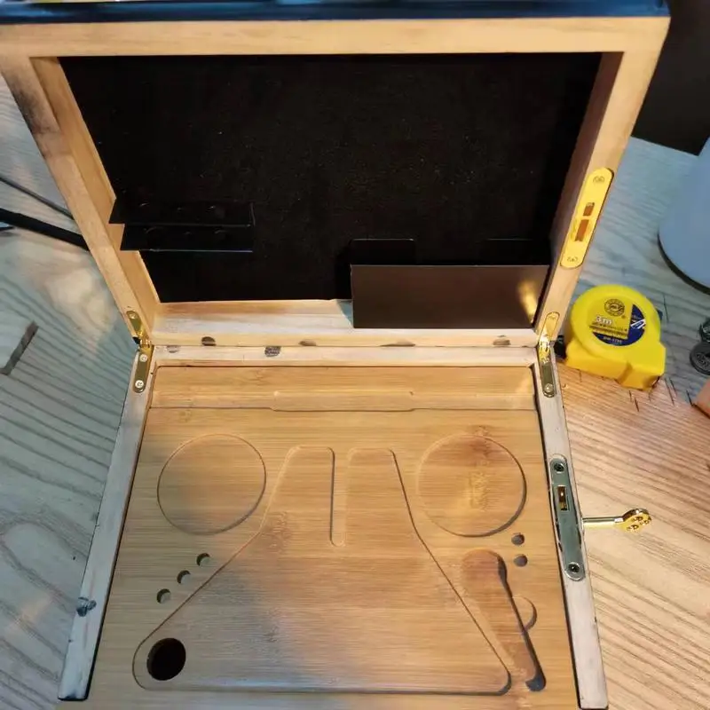 

Premium Bamboo Storage Chest Storage Box with Removable Tray