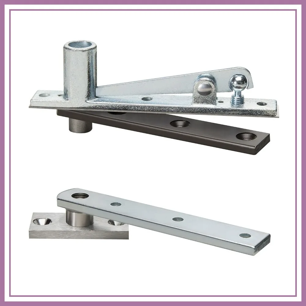 

Center Hung Pivot for Interior Doors, Aluminum Finish, 250 lbs Capacity, 3'6"-8'6" Door Size