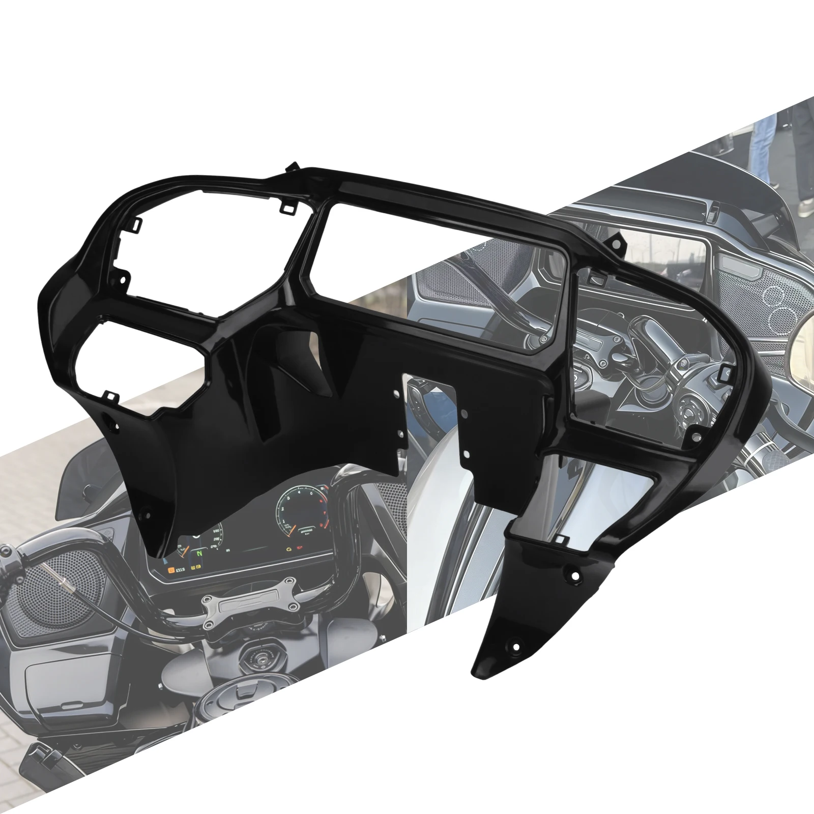 Motorcycle Front Headlight Inner Fairing Kit Instrument Cover Bracket Frame For Harley Touring CVO Road Glide 2023-2025 FLTRX