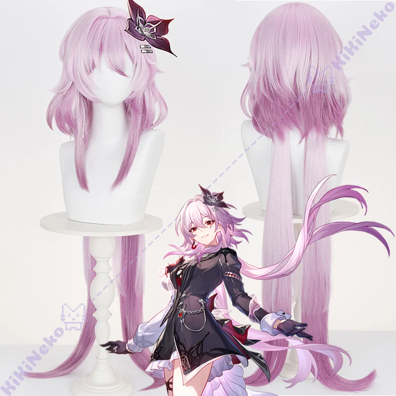 

Honkai Star Rail March 7th Cosplay Wig March 7th Evernight Cosplay Wig Nocterna Long Hair Comicon Hallowmas Outfit Role Play