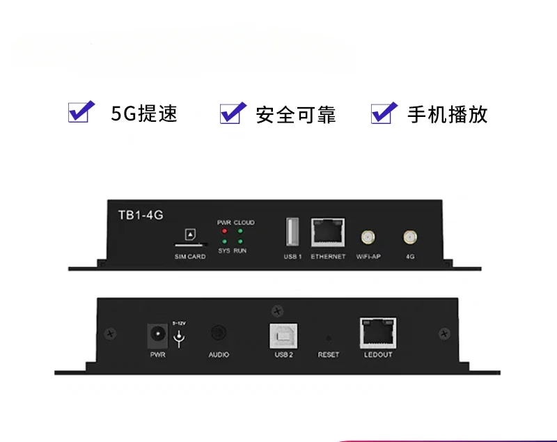 

MPO-плеер, синхронный асинхронный светодиодный дисплей Playbox