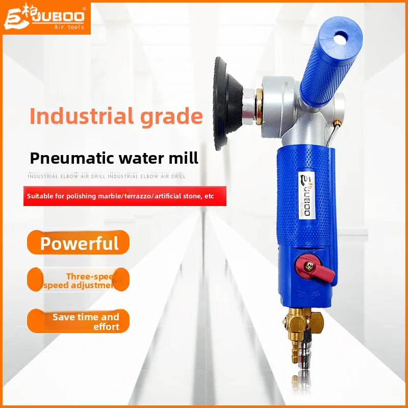 3inch Water-Injection Pneumatic Water Grinder Without Electricity for Polishing and Grinding Marble and Jade Surfaces