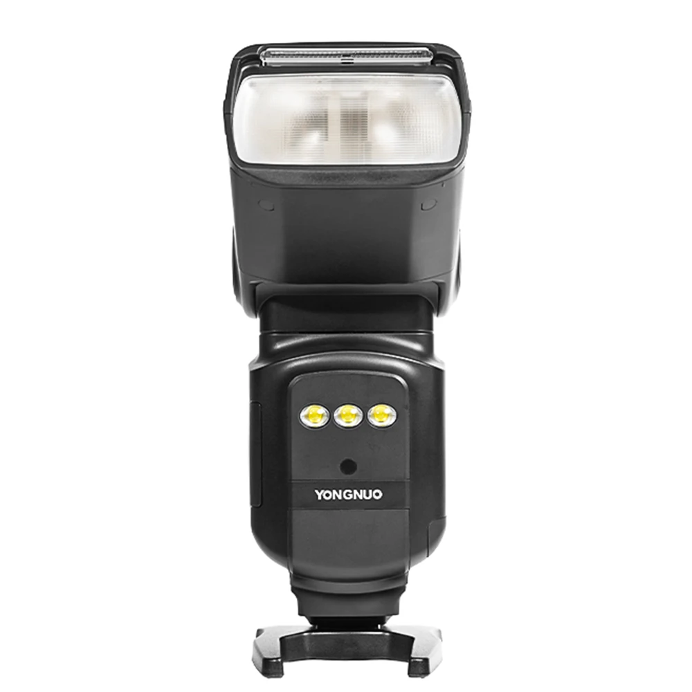 YONGNUO YN968S III GN60 2.4G TTL HSS Speedlite sem fio com luz LED 1/8000s Flash para câmera Sony