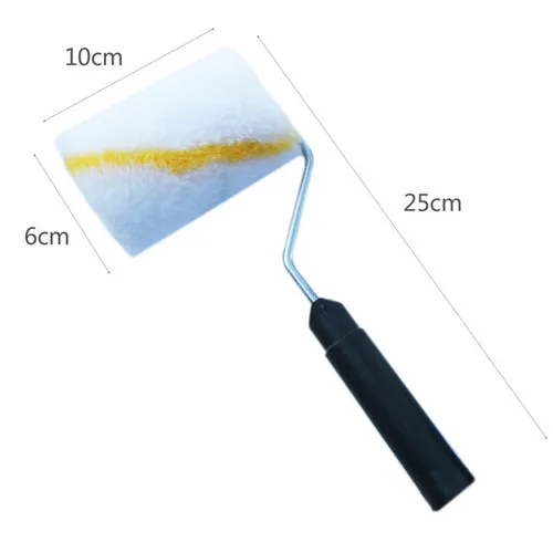 Profesional 4 inch mini Paint Roller brush long hair small roller brush wall paint roller Multifunctional Brush Tool