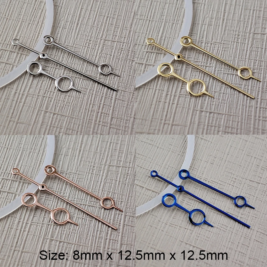 Аксессуары для часов NH35 Стрелки без светящихся Полые стрелки Подходят для механизма NH35/NH36/4R/7S Аксессуары для часов NH35 Стрелки без светящихся Полые стрелки Подходят для механизма NH35/NH36/4R/7S