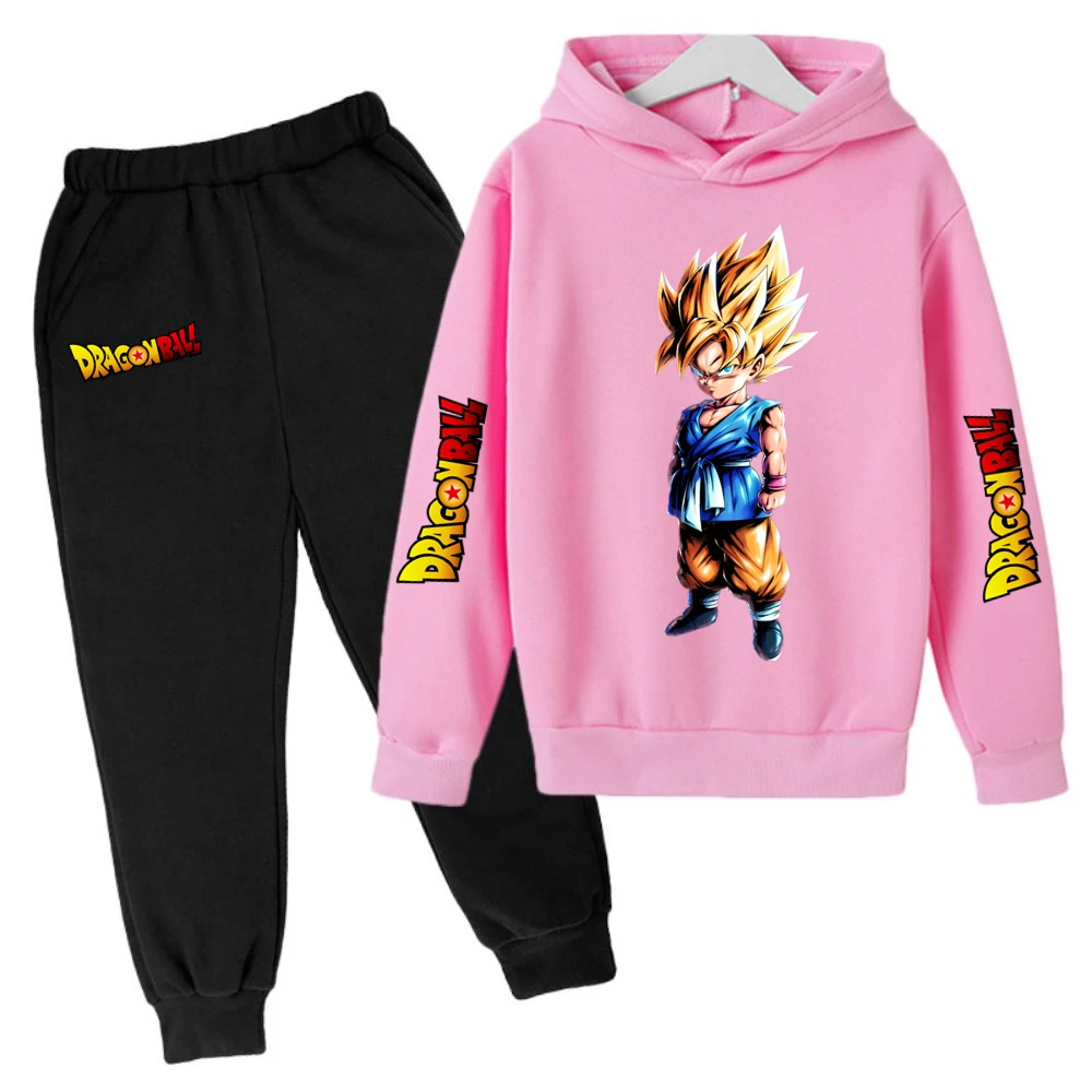 Fato Goku Street para crianças, roupas de anime, tops quentes, roupas lindas, Dragon Ball Z, kawaii, tamanhos 100-160, menina e menino, inverno, 2024