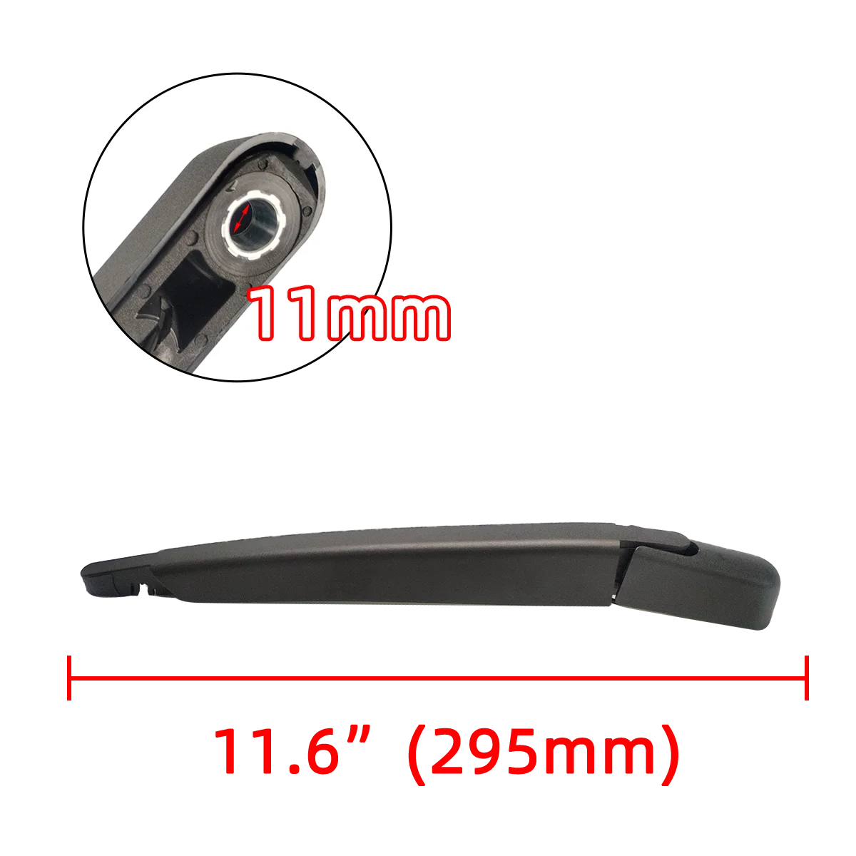 1/2PCS Rear Wiper Blade Wiper Arm Windshield Windscreen Clean Tailgate Window Car Rain Brush For Nissan livina 2007--2018