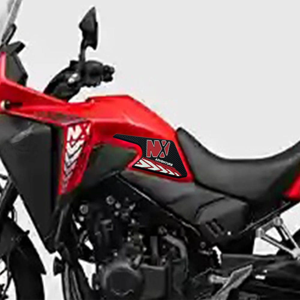 new model 2024 For NX400 NX500 Motorcycle Tank Pad Protector 3D rubber Sticker Decal Gas Knee Grip Tank Traction Pad Side