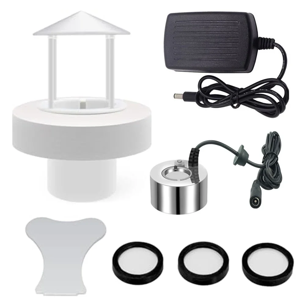 

2024 Halloween Party Decorations LED Mist Maker Fogger With Comprehensive Kit For Water Fountain Pond Halloween Decoration ﻿