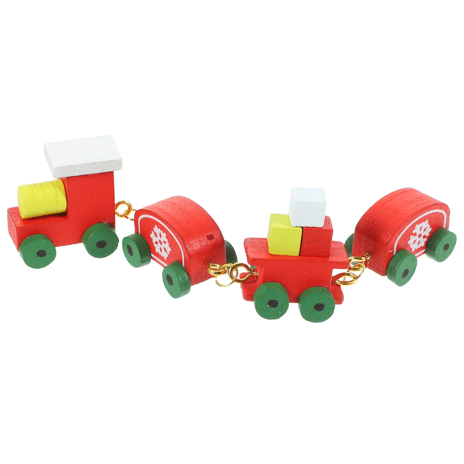 House Mini Train Child Toddler Girls Toys Kit Model Wooden Accessories Ornament