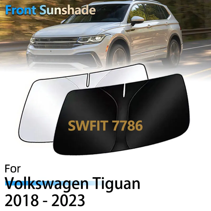 

Front Sunshade Window For Volkswagen VW Tiguan MK2 2018 - 2023 R Line Accessories Windshield Heat Insulation Sun Protection UV
