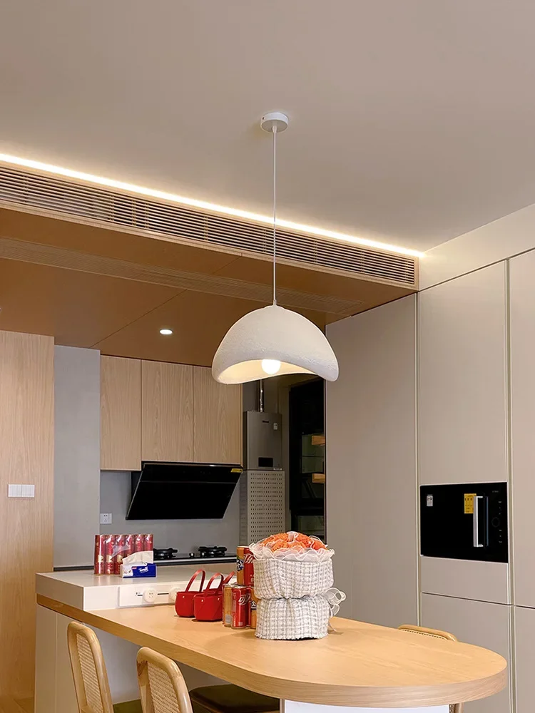 Wabi Sabi lampada Nordic E27 Led lampada a sospensione sala da pranzo lampadario semplice cavo sospensione lampada per ristorante Luminarias infissi