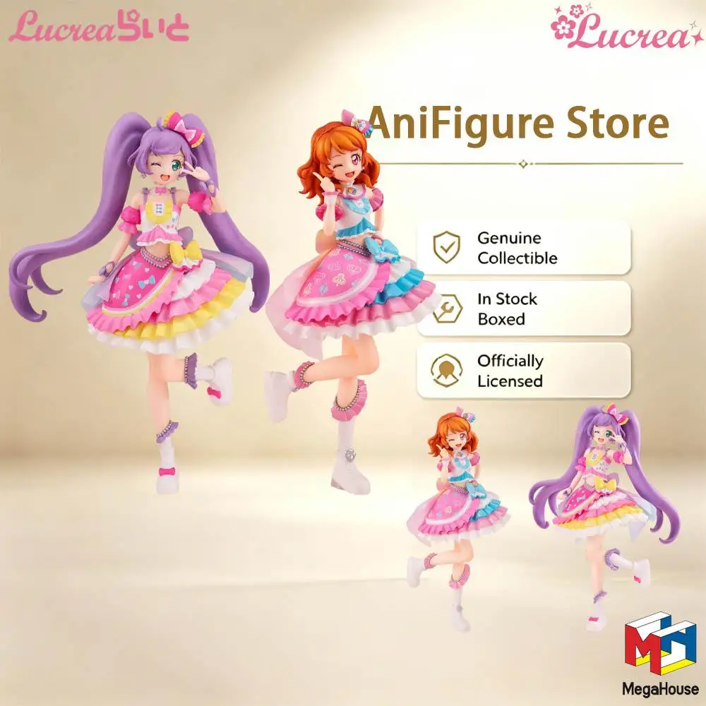 Genuino en stock MegaHouse Lucrea Light Aikatsu! Figura Coleccionable de An