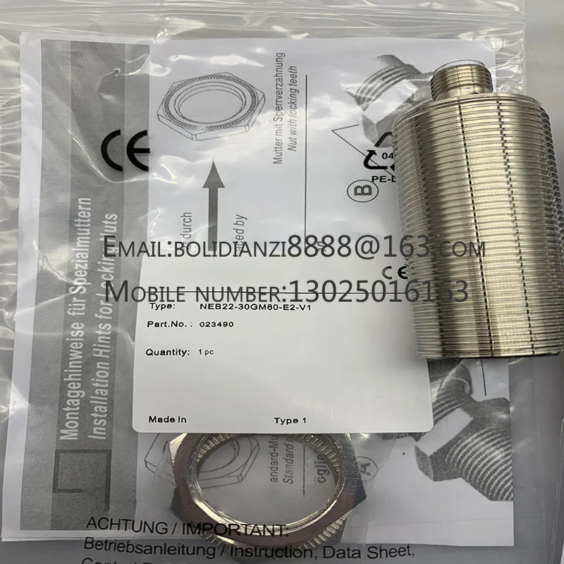

Premium products NEB22-30GM50-E0-V1 NEB22-30GM50-E2-V1 Brand new in stock Brand New Original Ultrasonic Sensor