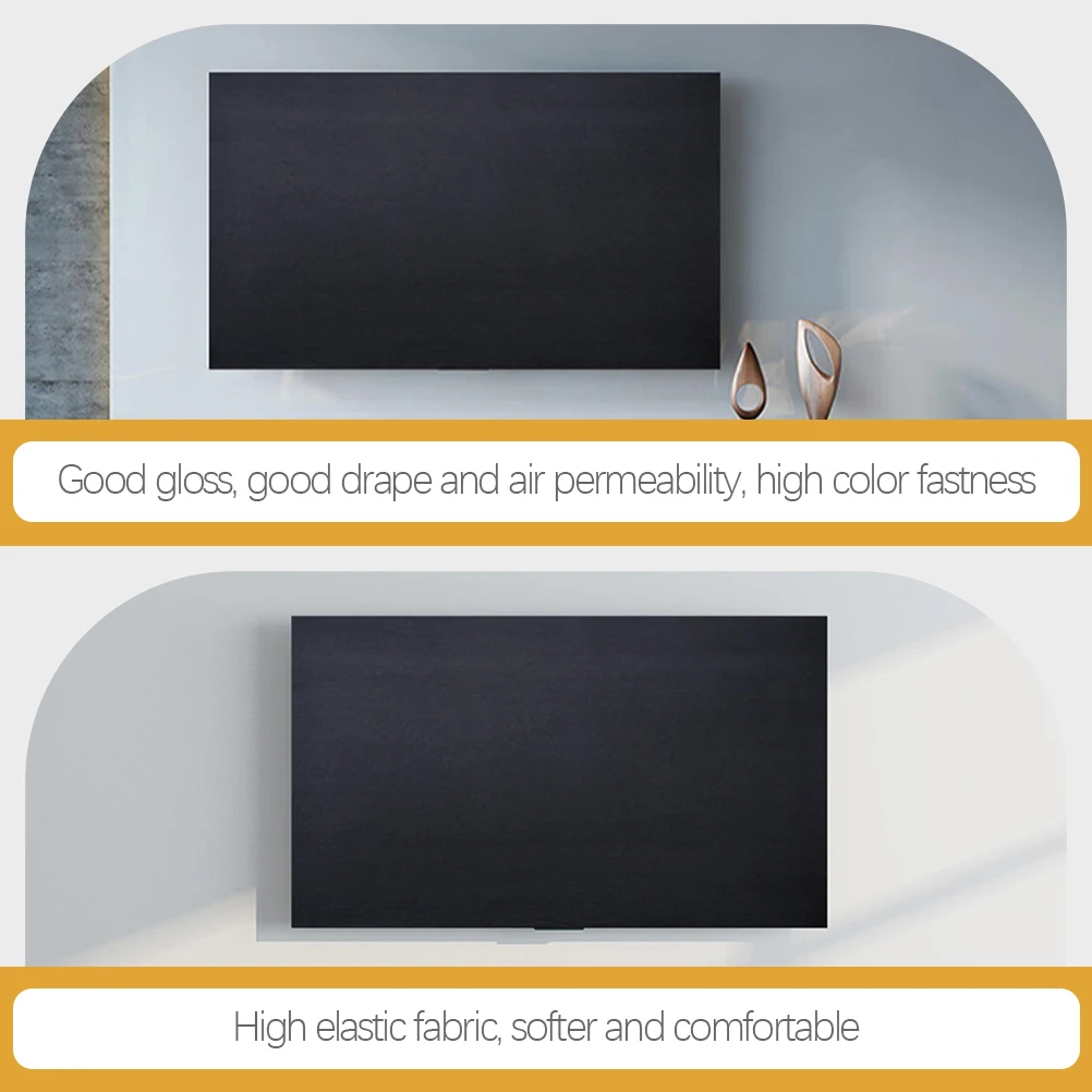 

Dust Cover Elastic Fabric Television Screen Protector Lightweight Anti Scratch Fits Most Sizes Housewarming Gift
